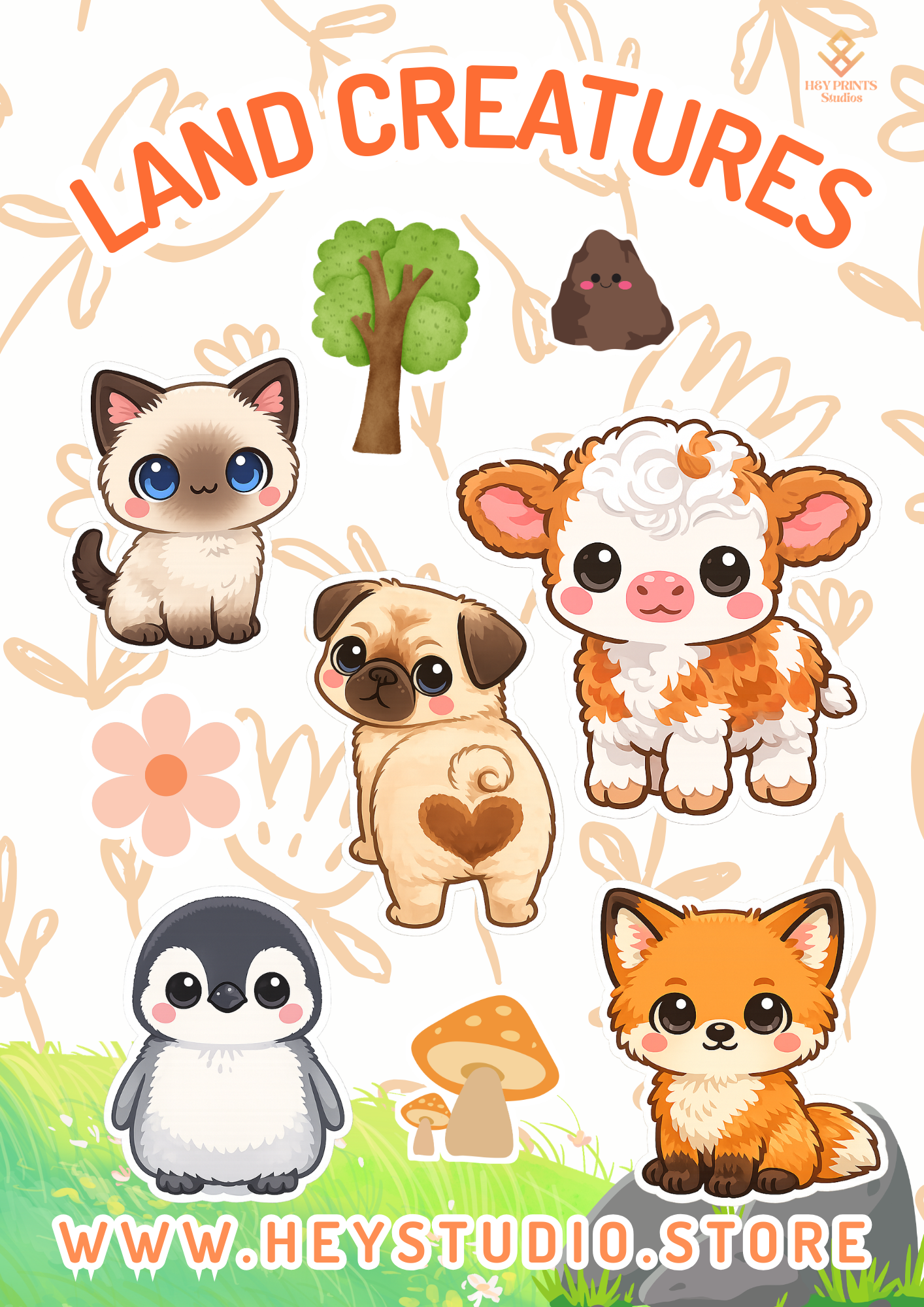 Sticker Sheets - Animals Collection