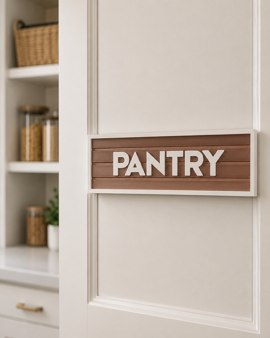 Wooden Door Signage